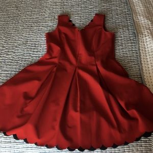 Scallop dress - ready for valentines or holidays!